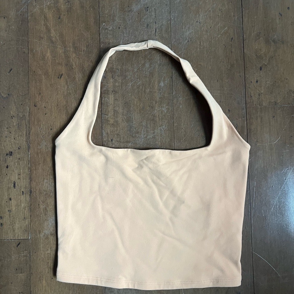 Abercrombie & Fitch orange Crop Top